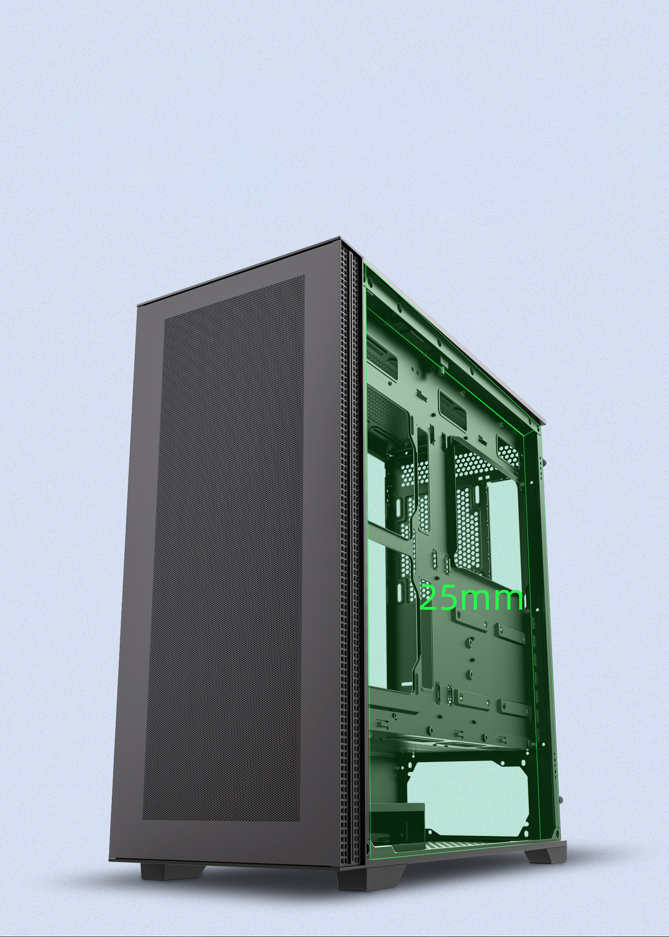 GAMEMAX Quest Black E-ATX PC Gaming Case